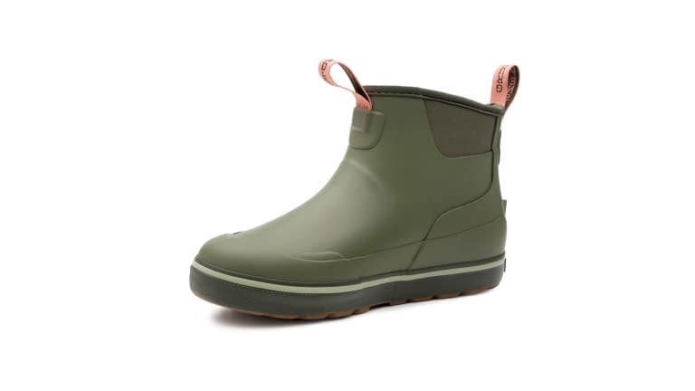 Grundens Womens Deck Boss Ankle Boots - Deep Lichen Green