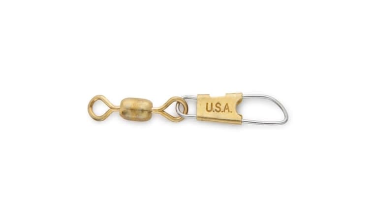 Sampo Rosco Safty Snap Swivel - Brass