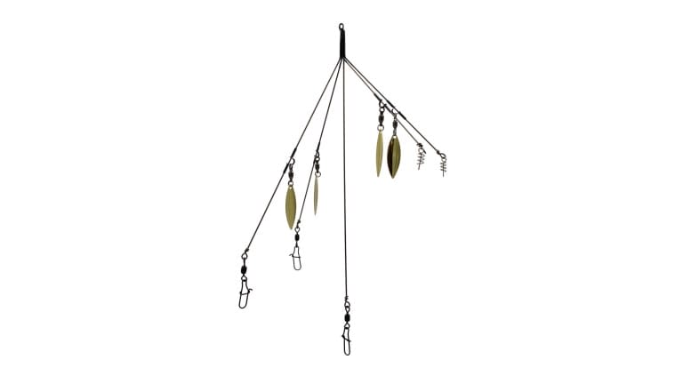 Anglers King Big Pod 4 Blade Umbrella Rigs - 5P-LB-7DLB(G)