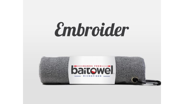 Baitowel Microfiber Fishing Towel - BT-GRAY
