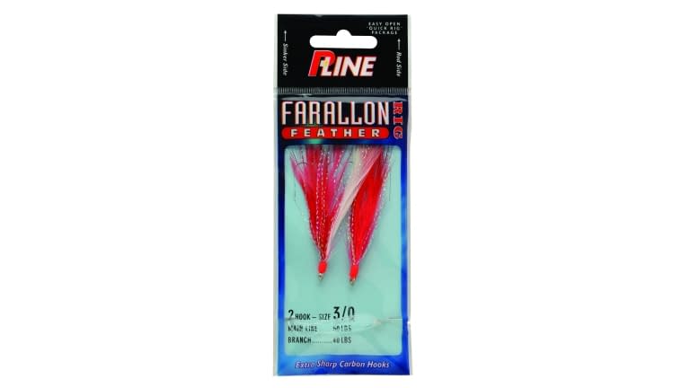 P-Line Farallon Feather - FF50-RED/WHT