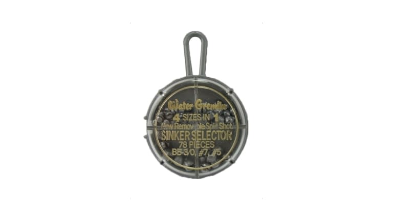 Water Gremlin Small Split Shot Sinkers Selector Case
