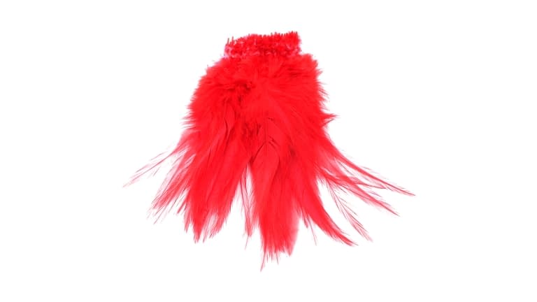 Super Fly Saddle Hackle Feathers - Red