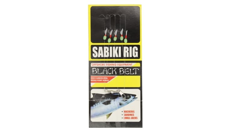 Black Belt Fish Skin Sabiki Rigs - 355-14