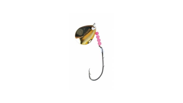 Eagle Claw Snelled Baitholder Hook w/Gold Spinner