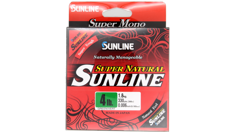 Sunline Super Natural Monofilament 330yd - 63758776