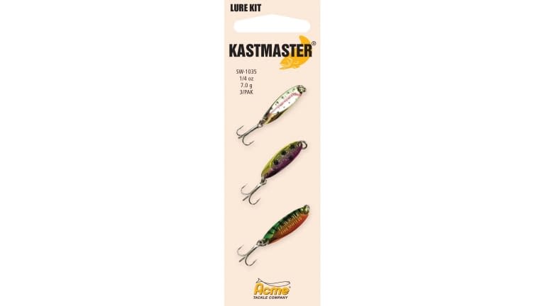 Acme 3-Piece Kastmaster Kit Painted 1/4oz