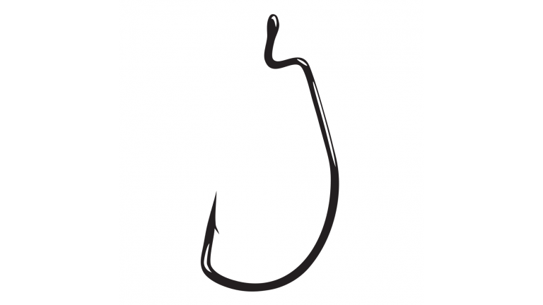 Gamakatsu Superline Offset Shank Worm Hooks - 74412-25