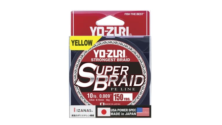 Yo-Zuri SuperBraid 150yd - R1256-Y