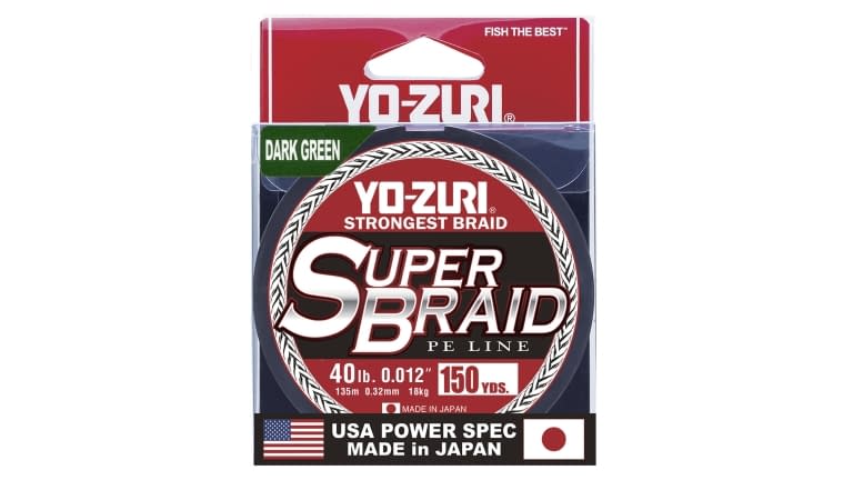 Yo-Zuri SuperBraid 150yd - SB40LBDG150