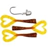Kalins Scampi 4' 3 Pack With Jig Head - Style: 701
