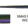 Roboworm Straight Tail Worm - Style: Xmas Purple Weenie