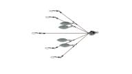 Picasso School-E-Rig Bait Ball Finesse Umbrella Rig - 00 - Thumbnail