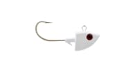 Dolphin Tackle Painted Big Game Arrowhead Jig Head - PKAHE8-10WH - Thumbnail