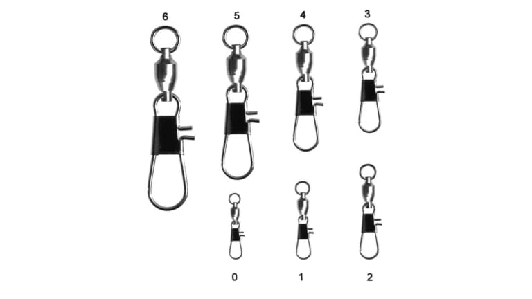P-Line Ball Bearing Snap Swivel - Pucci_Ball_Bearing_Swivels_Sizes